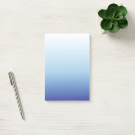 Bloco De Notas Fundo Gradiente Azul Mínimo