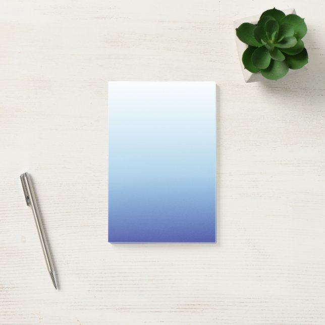 Bloco De Notas Fundo Gradiente Azul Mínimo (Escritótio)
