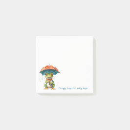 Bloco De Notas Funny Frog Notes – Rainy Day Joy