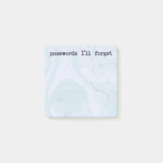 Bloco De Notas Funny Notes | Password Sticky Note | Office Notes