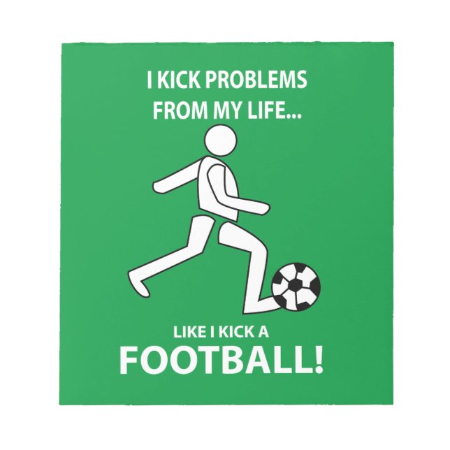 Bloco De Notas Futebol esportivo treinador de futebol (Frente)