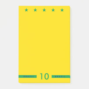 Bloco De Notas Futebol personalizado da Copa do Mundo das Cores d