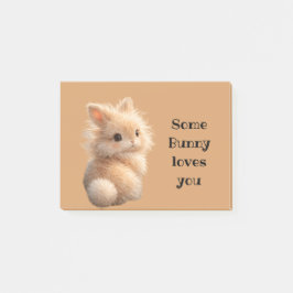 Bloco De Notas Fuzzy bunny: Some Bunny Loves You