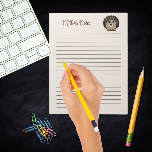 Bloco De Notas Gado de Porco Bonito Sexo Suíno Neutro Beige Casta (Criador carregado)