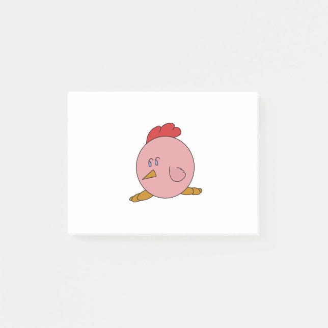 Bloco De Notas Galinha Cute Chubby (Frente)