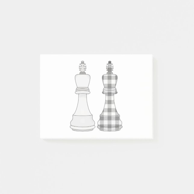 Bloco De Notas Game On Chess (Frente)