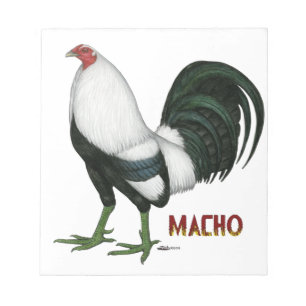 Bloco De Notas Gamecock Macho Duckwing