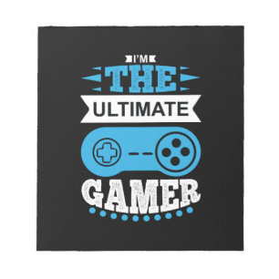 Bloco De Notas Gamer Gift I Am The Ultimate Gamer