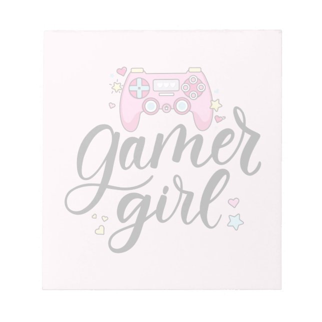 Bloco De Notas Gamer Girl (Frente)
