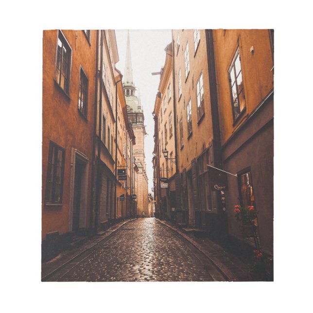 Bloco De Notas Gamla Stan, Estocolmo, Suécia  (Frente)