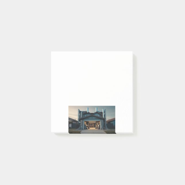 Bloco De Notas Garage Tech Upgrade white note pads (Frente)