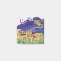 Gargula Notre Dame - Paris Notas 3" x 3"