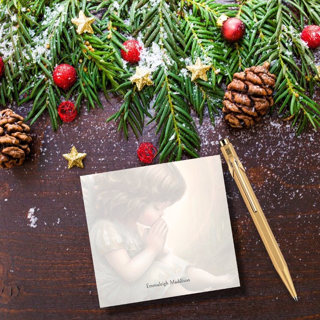 Bloco De Notas Garota Pequena Anjo Radiante Halo (Criador carregado)