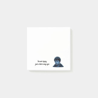 Bloco De Notas Garoto com lágrimas postado