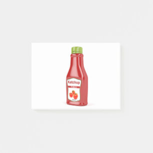 Bloco De Notas Garrafa de ketchup