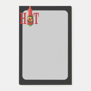 Bloco De Notas Garrafa de molho quente