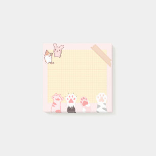 Bloco De Notas gata kawaii pastel gatinho amante de estimação me