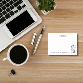 Bloco De Notas Gata Moderna Elegante, Mãe de Gato, Personalizado