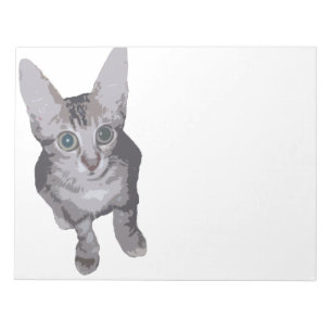 Bloco De Notas Gatinho de olhos grandes e bonitos