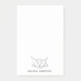 Bloco De Notas Gatinho Dormindo Gatos Engraçados Esquecendo Perso