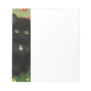Bloco De Notas Gatinho Gustav Klimt