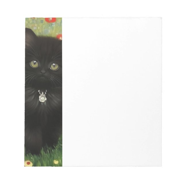 Bloco De Notas Gatinho Gustav Klimt (Frente)