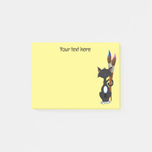 Bloco De Notas Gato Artista Personalizado
