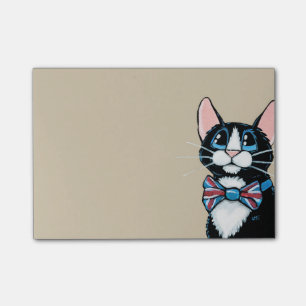 Bloco De Notas Gato BRITÂNICO patriótico do smoking que veste a