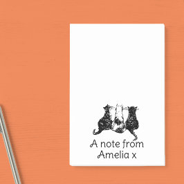 Bloco De Notas Gato de Cuta Personalizado
