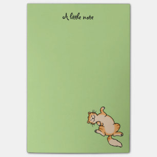 Bloco De Notas Gato de gato malhado alaranjado