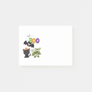 Bloco De Notas Gato de Halloween, Bat, Mamã e Fantasma