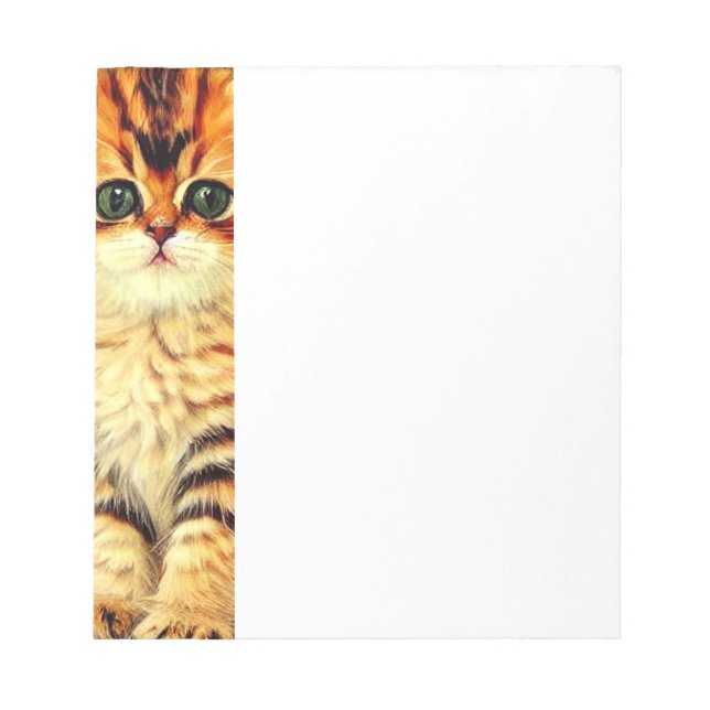 Bloco De Notas Gato de natais vintages (Frente)