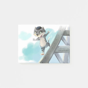 Bloco De Notas Gato Desliza Torre Eiffel – Notas de Paris 10cm x
