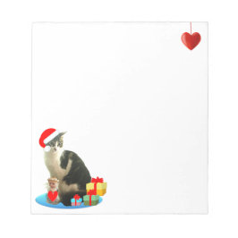 Bloco De Notas Gato Merlin do Natal Fofo