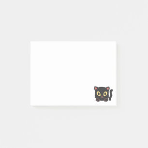 Bloco De Notas Gato Preto Cinto