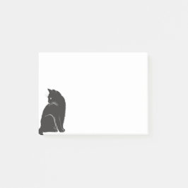 Bloco De Notas Gato Preto Kawaii