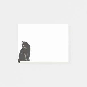 Bloco De Notas Gato Preto Kawaii