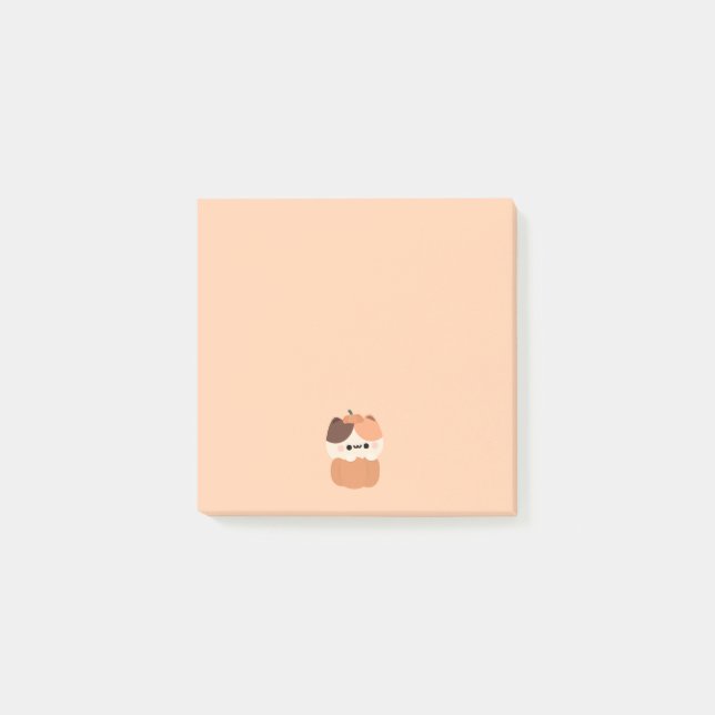 Bloco De Notas Gato Pumpkin (Frente)