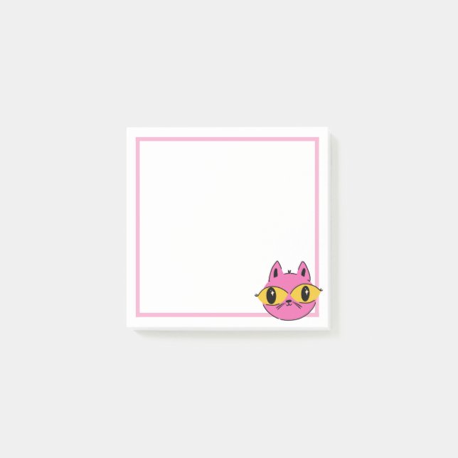 Bloco De Notas Gato Retro (Frente)