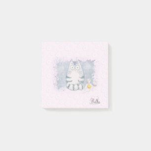 Bloco De Notas Gato Rosa, Engraçado, Gato