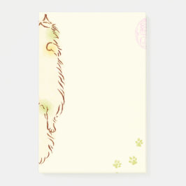 Bloco De Notas Gato sonolento macio