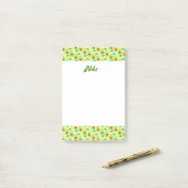 Bloco De Notas Gato Verde Avocado