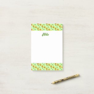 Bloco De Notas Gato Verde Avocado
