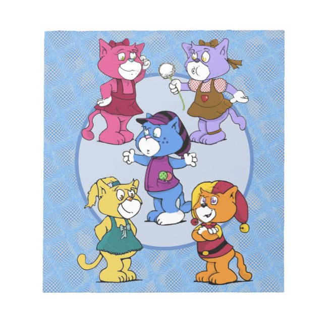 Bloco De Notas Gatos Boomi (Frente)