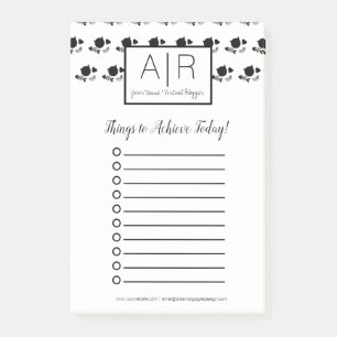 Bloco De Notas Gatos Cachorros Pretos e Brancos Monocromáticos