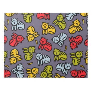 Bloco De Notas Gatos e bananas