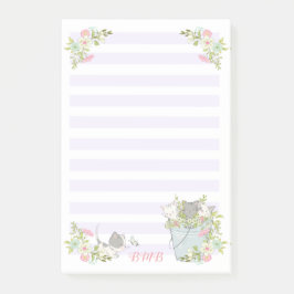 Bloco De Notas Gatos fofos em um balde