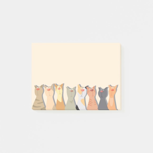 Bloco De Notas Gatos Legais (Frente)
