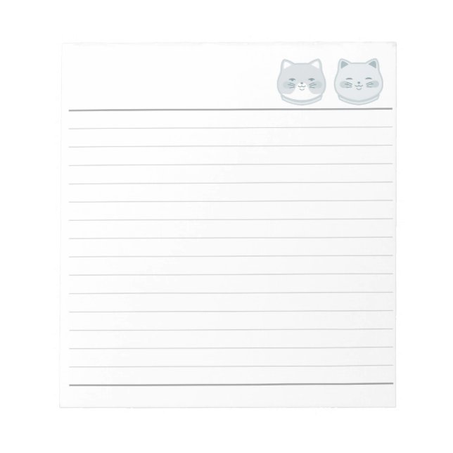Bloco De Notas Gatos Lindos (Frente)