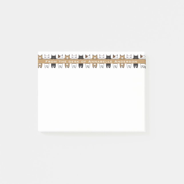 Bloco De Notas Gatos perigosos (Frente)